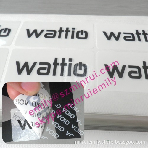 Custom Void Security Stickers Printing,self Adhesive Tamper Proof Void Seal Stickers,tamper Evident Seal Stickers 